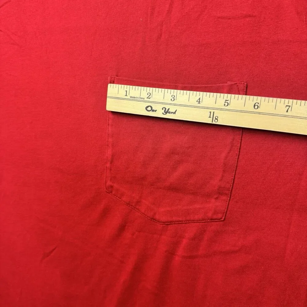 The Foundry Supply Co Mens Red 4XLT Big Tall Short Sleeve T-Shirt